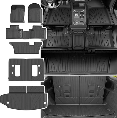Vista 14 de powoq Cargo Sidewall Protector Compatible with 2016-2026 Dodge Durango Alfombrilla lateral para maletero