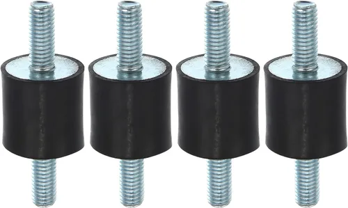 Vista 8 de X AUTOHAUX 4 piezas M8 - Amortiguador aislante de goma antivibración para automóvil, 0.984 x 0.787 in, montaje de bobina de goma, soportes
