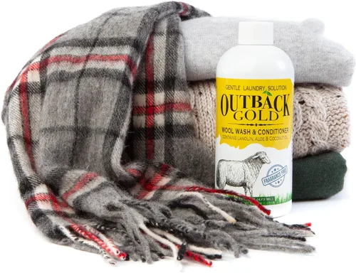 Vista 4 de Lavadora de lana Outback Gold, 16 oz, compatible con lavadoras de carga frontal, a base de plantas, sin perfume, sin fragancia, detergente de pH