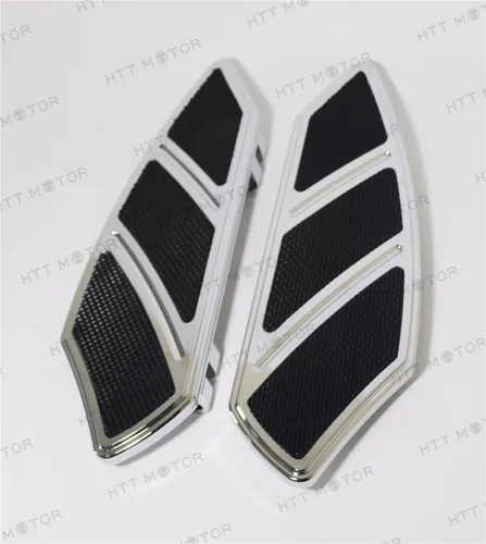Vista 5 de XKMT-Groove Rider - Tabla de pie delantero compatible con H-D Touring Softail 84-15 cromo [B0779QWQHH]