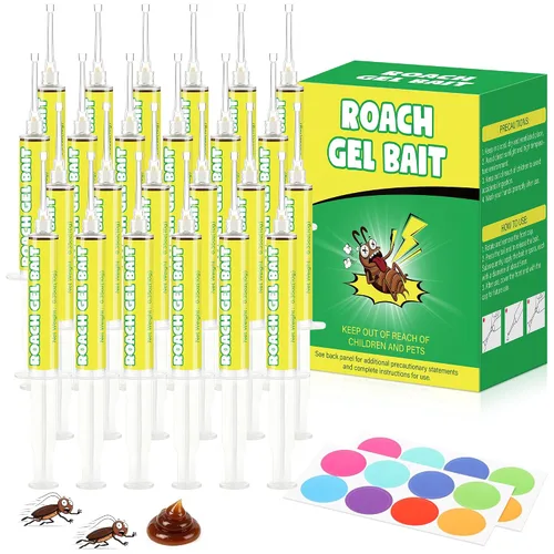 Vista 9 de Estación de gel para cucarachas, 12 tubos x 0.35 oz para grietas