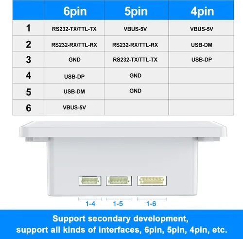 Vista 2 de Symcode Escáner de código de barras integrado Lector NFC 1D 2D Módulo de escaneo de código QR 3 interfaz TTL Escáner de código de barras NFC lector