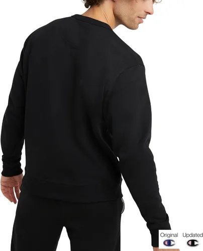 Vista 2 de Champion Sudadera de forro polar de peso medio con cuello redondo para hombre (regular o grande y alto)