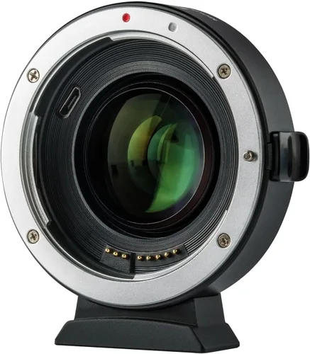Vista 9 de Adaptador de lentes de enfoque automático EF-M1 de metal compatible con lentes Canon EF para cámaras Iumix/oIympus/bmpcc Micro Cuatro Tercios (M4/3)