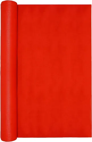Vista 5 de Alfombra negra para pasillo de boda, 2 x 15 pies, tela de poliéster no tejida, alfombra negra para temática de noche de premios, bailes, fiestas