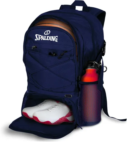 Vista 11 de Spalding Mochila deportiva de baloncesto Mochila grande negra con compartimento para zapatos y pelotas Regalos para jugadores de baloncesto
