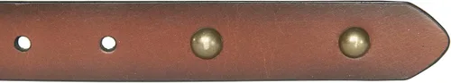 Vista 6 de Lucky Brand Women's Domed Studded Leather Belt with Harness Buckle