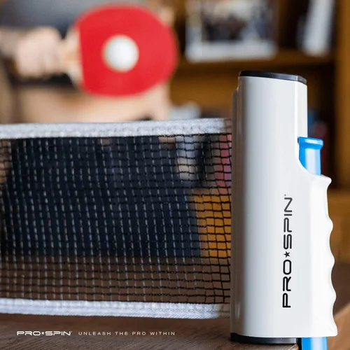 Vista 8 de PRO-SPIN Red de ping pong retráctil – Red de tenis de mesa de 72 pulgadas con abrazaderas Red de ping pong portátil para cualquier mesa Incluye