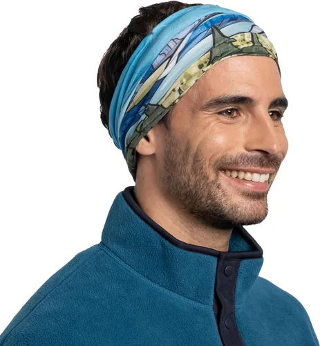 Vista 2 de Buff CoolNet - Polaina de cuello UV, protección solar UPF 50, transpirable, versátil, máscara facial de secado rápido, parque nacional, tamaño adulto