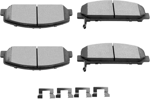 Vista 30 de SCITOO Juego de pastillas de freno semimetálicas delanteras D412 para Chevrolet Camaro 1988-1991, Chevrolet Corvette 1988-1996, Pontiac Firebird