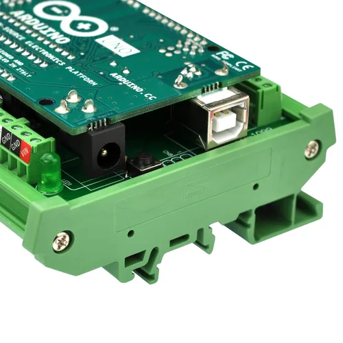 Vista 8 de Electronics-Salon módulo adaptador de terminal de tornillos en bloque, para montaje en riel DIN, para Arduino UNO-2560 R3.