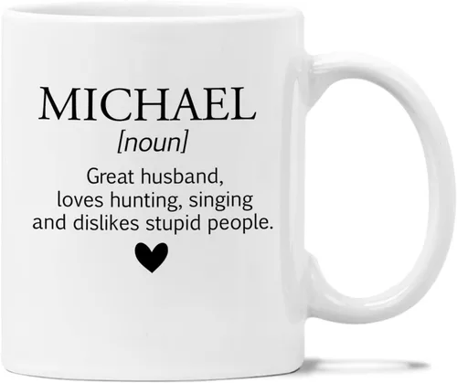 Vista 15 de Fifty & Fabulous - Taza de regalo para mujer/hombre, tazas personalizadas con nombre, regalos personalizados de 50 cumpleaños
