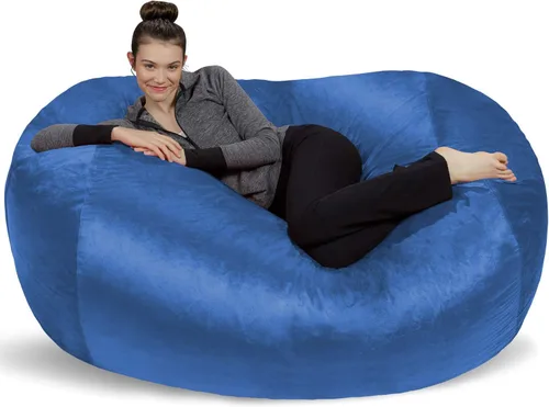 Vista 89 de [Usado] Sofa Sack Funda para Silla Puff Solo la Funda, para Adultos y Niños, Sin Relleno, Cómoda y Esponjosa, Funda de Repuesto para Silla Puff