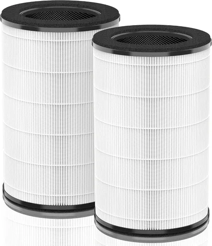 Vista 13 de AP-T10FL - Filtro de repuesto compatible con HoMedics Air Pu-rifier de repuesto para AP-T10-WT AP-T10-BK TotalClean serie torre 4 en 1 con filtros