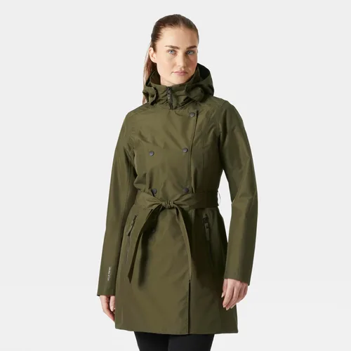 Vista 3 de Helly-Hansen Welsey Ii Trench - Chaqueta impermeable transpirable con aislamiento para mujer 431 Utility Verde