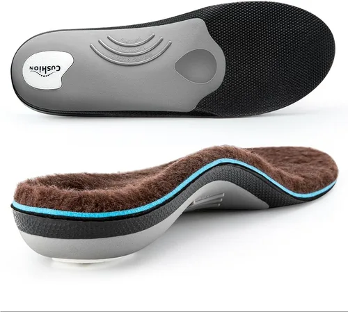 Vista 9 de VALSOLE Plantillas ortopédicas resistentes para alivio del dolor - plantillas de arco alto para fascitis plantar de más de 220 libras para hombres