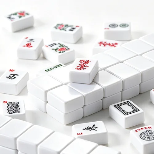 Vista 2 de Conjunto de mahjong chino estilo americano