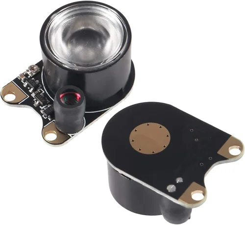 Vista 4 de para Raspberry Pi 4 Cámara de visión diurna y nocturna Módulo de enfoque ajustable 5MP OV5647 Sensor Webcam Video 1080p con 2 infrarrojos IR LED luz