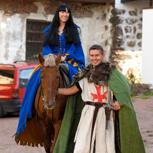 Vista 7 de Cinturón de cuero medieval para espada, daga de rana, cinturón renacentista para caballero, guerrero, pirata, cosplay