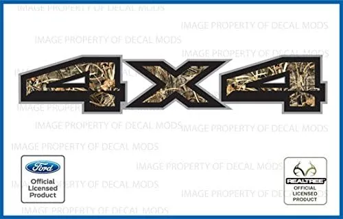 Vista 2 de Calcomanías adhesivas para camiones 4X4 para Ford F150 (2015-2020) Realtree - AP [Juego de 2]