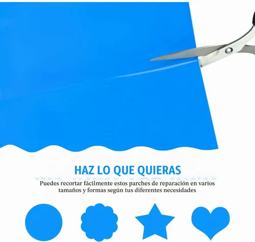 Vista 3 de Parche de vinilo submarino para piscina de 49 x 34 pulgadas para sobre el suelo