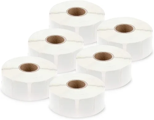 Vista 8 de enKo (3 rollos, 7,290 etiquetas) Etiquetas térmicas directas de 1 pulgada x 1/2 pulgadas para calcomanías de Logística de Amazon, etiquetas FNSKU