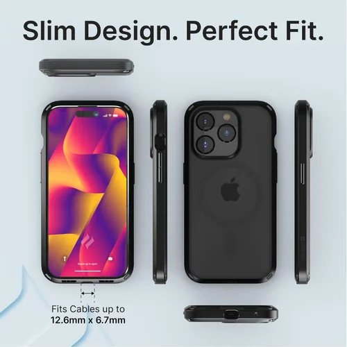 Vista 9 de Catalyst Influence - Funda para iPhone 15 Pro, protección de grado militar para iPhone 15 Pro con Magsafe, funda compatible con carga inalámbrica