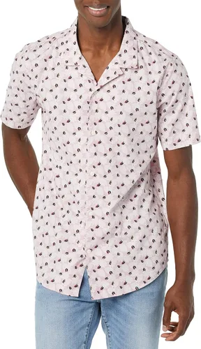 Vista 4 de Tienda Essentials Camisa de vacaciones ajustada para hombre