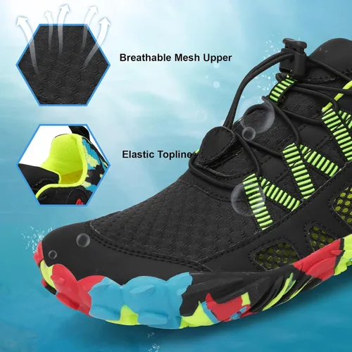 Vista 3 de XIHALOOK - Zapatos deportivos de senderismo para mujer y hombre, de secado rápido, para playa, caminar, kayak, surf, entrenamiento