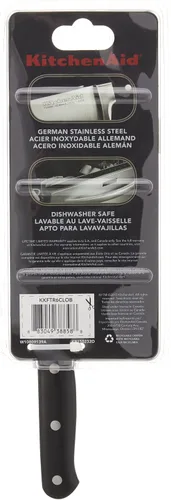Vista 2 de Cuchillo de pelar de remache triple KitchenAid Classic Series, cuchilla, 6", Negro ónice