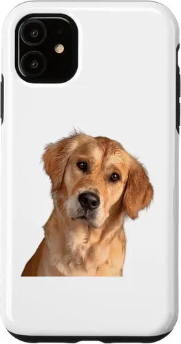 Vista 8 de American Golden Retriever Dog Sweet and Quizzical Case for iPhone 17