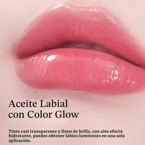 Vista 6 de KYDA Aceite de brillo labial hidratante, brillo labial de aceite hidratante transparente voluminizador, aceite labial teñido para el cuidado