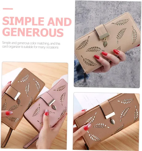 Vista 5 de EXCEART 6 Pcs Buckle Wallet Womans Purse Clutch Purses for Women Multifunctional Wallet Multifunction Wallet Multi Functional Wallet Women Wallet