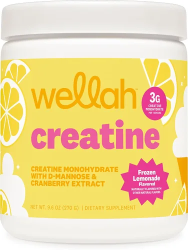 Vista 17 de Wellah Creatina para mujer (Blue Hawaii) 50 porciones, 0.11 onzas por porción Con diente de león y extracto de arándano