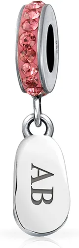 Vista 2 de Regalo para la nueva madre de cristal rosa corazón zapato cochecito carro caballo mecedora juguete pato colgante colgante abalorio para mujeres