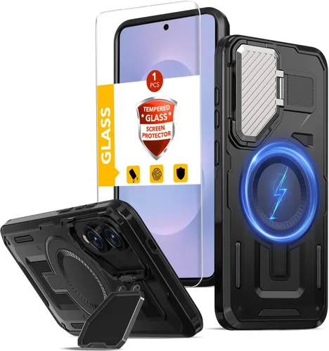Vista 59 de Funda magnética para Google Pixel 9A compatible con cargador inalámbrico MagSafe, para Pixel 9A, funda de teléfono integrada de 360 °, con 2