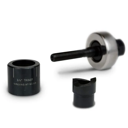 Vista 10 de TEMCo TH0408-1 - Unidad de perforación de tamaño real con perno de extracción manual (1.00 pulgadas, tamaño real del agujero)