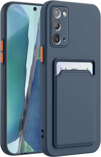 Vista 70 de Funda para Samsung Galaxy Note 10 con ranura para tarjeta de crédito TPU suave TPU silicona resistente a los arañazos delgada ranura para tarjeta