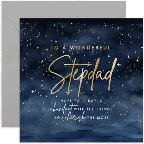 Vista 20 de Tarjeta de cumpleaños para novio, diseño de estrellas maravillosas, tarjeta de cumpleaños masculina para hombres y adultos, diseño de cielo