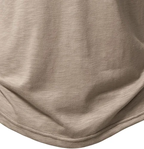 Vista 6 de LucMatton Camisa casual de manga corta para hombre, estilo Henley con 4 botones