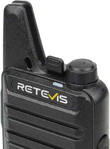 Vista 16 de Retevis RT22 Radio Bidireccional, Walkie Talkies Recargables de Largo Alcance (Paquete de 10) con Cargador de 10 Vías, Barra de Progreso de Carga