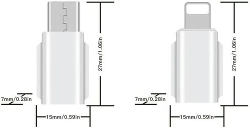 Vista 4 de Adaptador de conexión de teléfono celular USB para DJI OSMO Pocket 2 (para-iPhone)