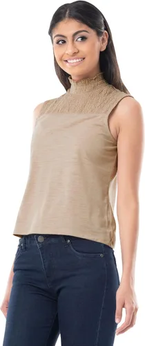 Vista 6 de Lee Camiseta sin mangas fruncida de cuello alto para mujer