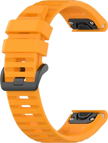 Vista 4 de REYDA Correa de silicona compatible con Garmin Fenix 7/7 Pro/6/6 Pro/5/5 Plus, 0.866 pulgadas de ajuste rápido, correa de silicona deportiva