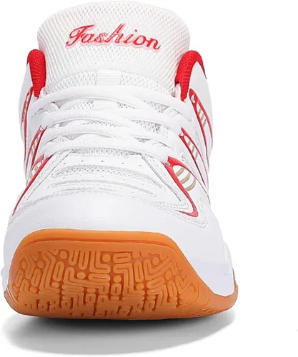Vista 3 de Zapatos de pickleball para hombre, zapatos de tenis de bádminton para interiores y exteriores, zapatos de entrenamiento de cancha, zapatos