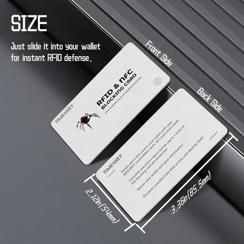 Vista 27 de Bloqueo RFID TimesKey, 2 pzas, Minimalista