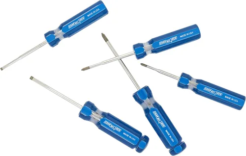 Vista 2 de Channellock Juego de destornilladores SD-5A 5 piezas de precisión profesional - Acero de aleación - Juego de 5 piezas