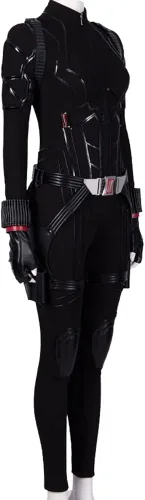 Vista 3 de Xuminvty Disfraz de Natasha Romanoff para mujeres adultas, peluca de Yelena Belova, traje de batalla, chaleco