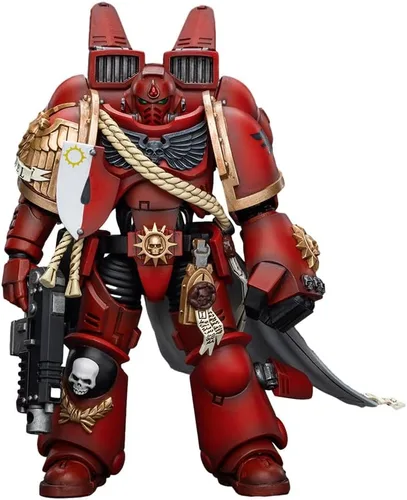 Vista 13 de JOYTOY 1/18 Warhammer 40,000 Figura de acción Black Templars The Emperors Champion Rolantus Collection