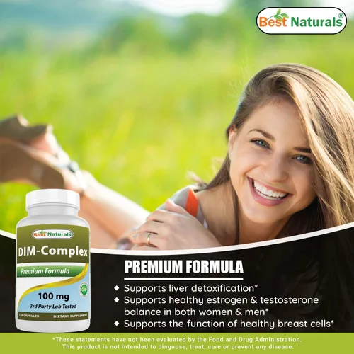Vista 5 de D-glucarato de calcio 200 mg y suplemento DIM 100 mg